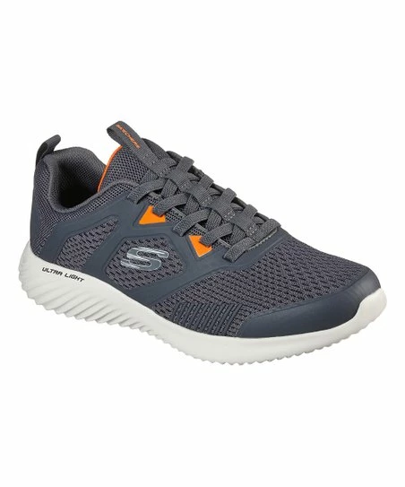 Skechers | Charcoal & Orange Bounder High Degree Sneaker - Men 3 Skechers | Charcoal & Orange Bounder High Degree Sneaker - Men