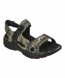Skechers | Black Multicolor Evolvin Pursuit Creston Ultra Sandal - Men