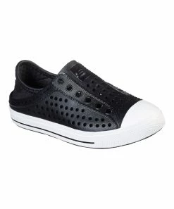 Skechers | Black & White Foamies Guzman Steps Aqua Surge Clog - Boys