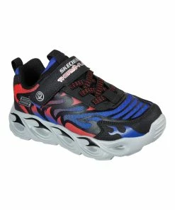 Skechers | Black & Blue Thermo-Flash Light-Up Sneaker - Boys