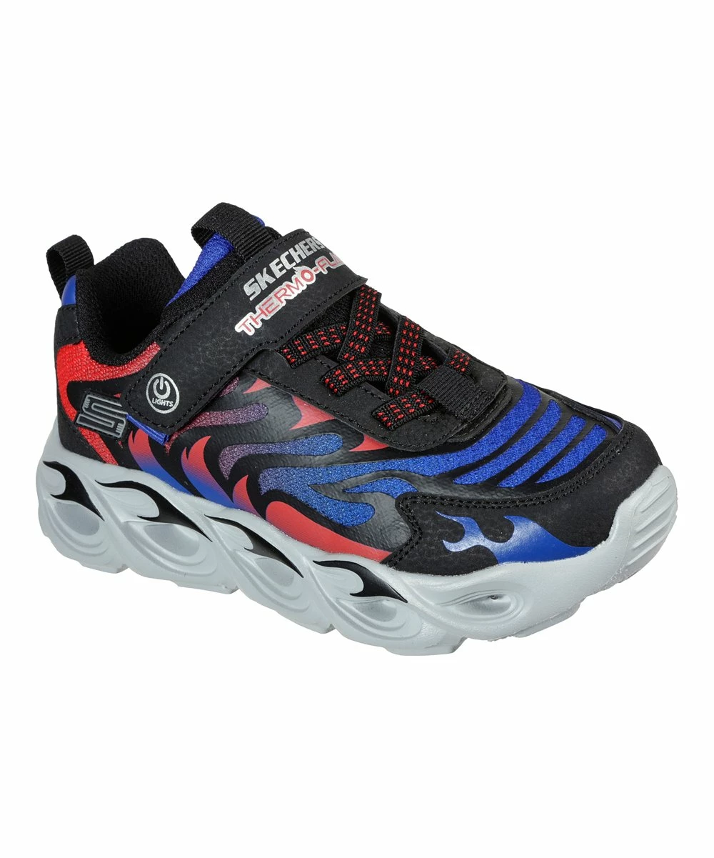 Skechers | Black & Blue Thermo-Flash Light-Up Sneaker - Boys 3 Skechers | Black & Blue Thermo-Flash Light-Up Sneaker - Boys