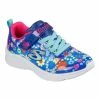 Skechers | Blue & Light Turquoise Daisy Fun Microspec Running Shoe - Girls