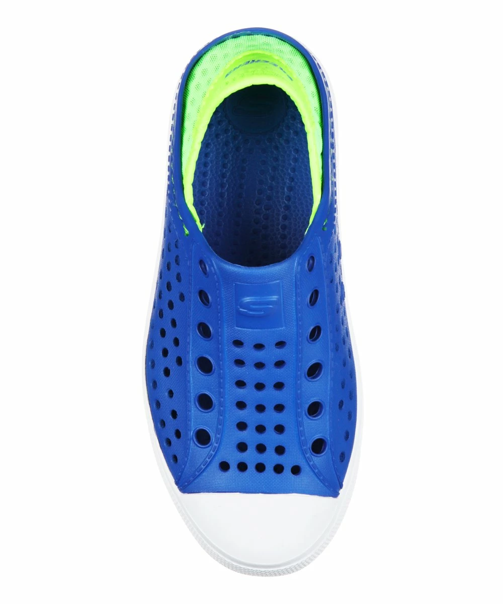 Skechers | Lime & Blue Foamies Guzman Steps Aqua Surge Clog - Boys 4 Skechers | Lime & Blue Foamies Guzman Steps Aqua Surge Clog - Boys - Image 2