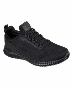 Skechers | Black Work Relaxed-Fit Cessnock SR Sneaker - Men